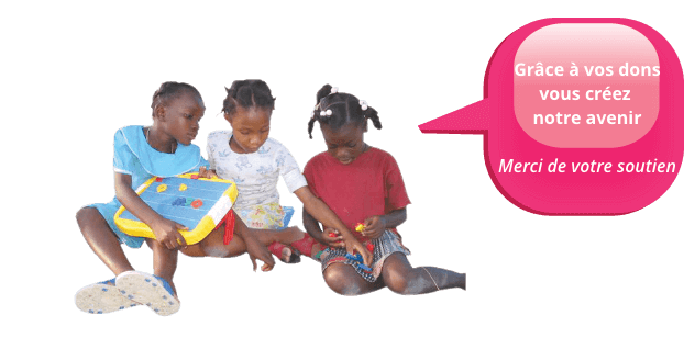 Grâce à vos dons vous créez notre avenir - Merci de votre soutien